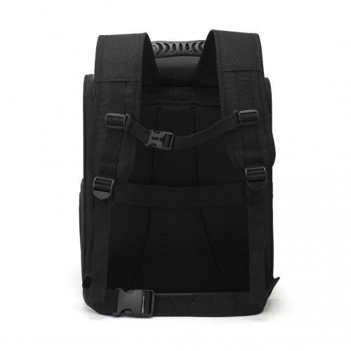 PTD2440 - Dogat Foldable And Durable Pet Backpack Carrier Travel Bag for Cats and Small Dogs - Black | Neil's Luggage Store