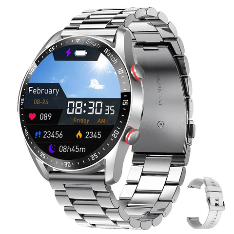 Bluetooth Smartwatch ECG + PPG, Fitness Tracker, Health Monitor