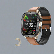 Men Military Rugged Smart Watch IP68 5ATM Outdoor Sports Fitness Tracker 1.96