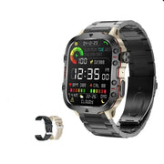 Men Military Rugged Smart Watch IP68 5ATM Outdoor Sports Fitness Tracker 1.96