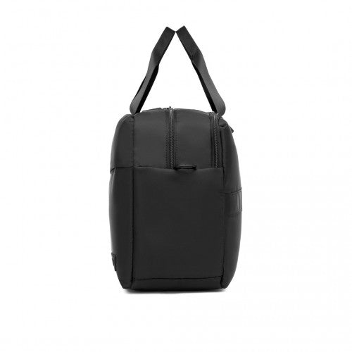 TVK2444 - Kono Water-Resistant Travel Bag with Laptop Sleeve Multi-Functional Tote for Business and Weekend Large Capacity for Men and Women - Black