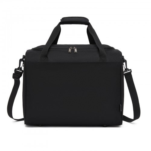 TVK2526 - Kono Spacious Airline-Approved Cabin Travel Duffel (40×30×20 cm) - Roomy Weekender with U-Zip Opening - Black | Neil's Luggage Store