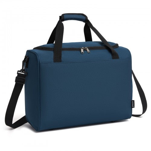 TVK2526 - Kono Spacious Airline-Approved Cabin Travel Duffel (40×30×20 cm) - Roomy Weekender with U-Zip Opening - Navy | Neil's Luggage Store