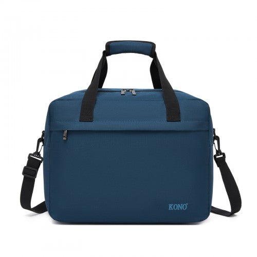 TVK2560 - Kono 40×30×20 cm Large-Capacity Travel Bag–Airline-Approved Underseat Cabin Bag,Perfect for Fitness,Travel,and Weekend Getaways - Navy | Neil's Luggage Store