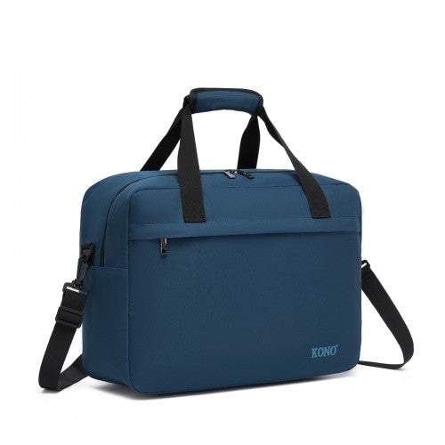 TVK2560 - Kono 40×30×20 cm Large-Capacity Travel Bag–Airline-Approved Underseat Cabin Bag,Perfect for Fitness,Travel,and Weekend Getaways - Navy | Neil's Luggage Store