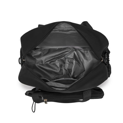 Kono 25L Modular Tennis Travel Gym Bag With Detachable Racket Sleeve Black | Neil's Luggage Store