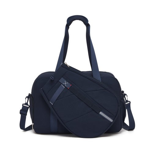 Kono 25L Modular Tennis Bag Detachable Racket Sleeve Water Repellent Gym Navy | Neil's Luggage Store