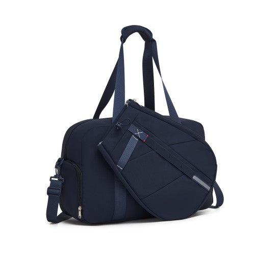 Kono 25L Modular Tennis Bag Detachable Racket Sleeve Water Repellent Gym Navy | Neil's Luggage Store