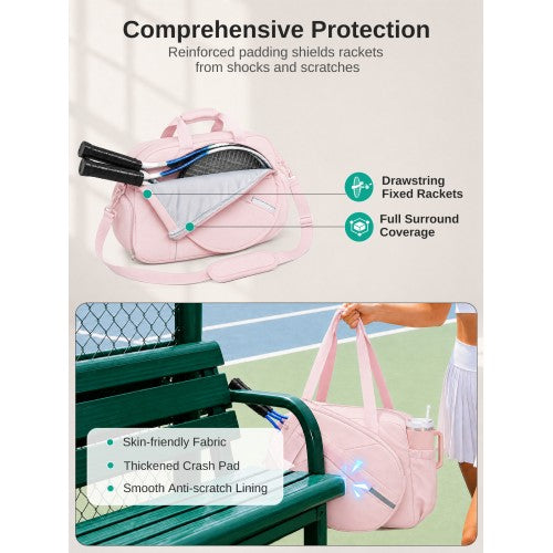 Kono 25L Modular Tennis Bag With Detachable Racket Sleeve For Travel | Neil's Luggage Store