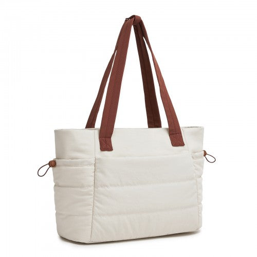 2 Piece Women Tote Bag Set Water Repellent Nylon With Laptop Compartment | Neil's Luggage Store