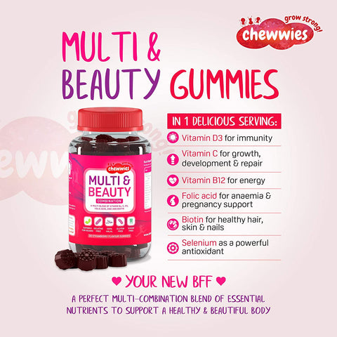 Vegan Hair, Skin & Nail Gummies