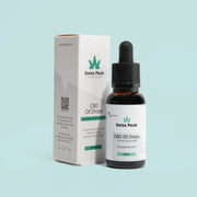 CBD Oil 6000mg high strength 30ml bottle with dropper and white packaging by Swiss Peak