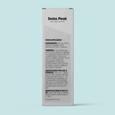CBD Oil 6000mg | 30ml High Strength