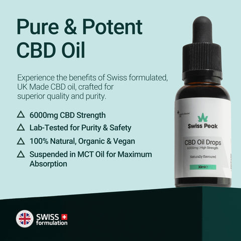 CBD Oil 6000mg | 30ml High Strength