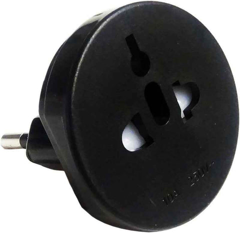 Universal Power Adapter with Electrical Plug for European US, EU, UK, AU Black