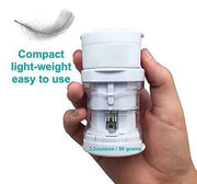 Universal Power Adapter with Electrical Plug for European US, EU, UK, AU White